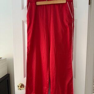 Zara Red Track Pant - Size Large